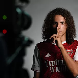 Arsenal 2020-21: Matteo Guendouzi at First Team Photocall