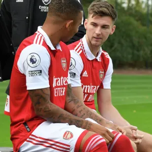 Arsenal 2022-23 First Team: Kieran Tierney and Gabriel Jesus