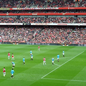 Arsenal for Everyone on the ad boards. Arsenal 2: 1 Sunderland. Barclays Premier League
