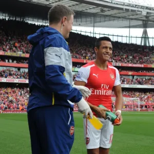 Arsenal: Alexis Sanchez and Colin Lewin - Pre-Match Preparation vs Manchester City (2014-15)