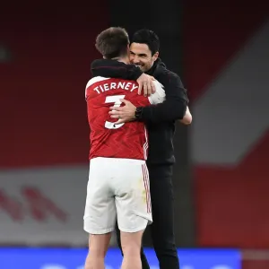 Arsenal: Arteta Comforts Tierney After Intense Arsenal vs. Tottenham Clash