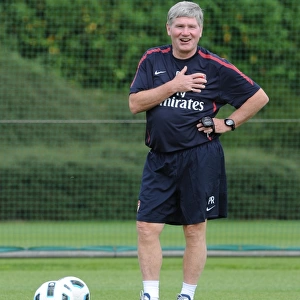 Arsenal assistant manager Pat Rice. Arsenal Training Ground, London Colney