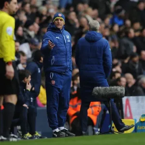 Arsenal Assistant Manager Steve Bould at Tottenham-Arsenal Premier League Clash (2014-15) Arsenal Assistant Manager Steve Bould at Tottenham-Arsenal Premier League Clash (2014-15)