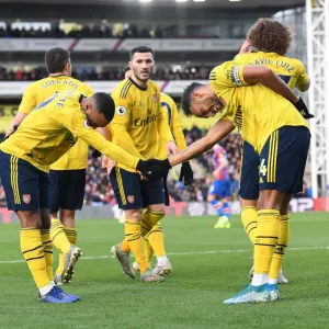 Arsenal: Aubameyang and Pepe's Thrilling Goal Celebration vs Crystal Palace, Premier League 2019-20 Arsenal: Aubameyang and Pepe's Thrilling Goal Celebration vs Crystal Palace, Premier League 2019-20