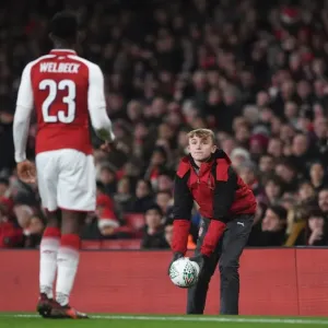 Arsenal Ballboy: Carabao Cup Quarterfinal at Emirates Stadium Arsenal Ballboy: Carabao Cup Quarterfinal at Emirates Stadium