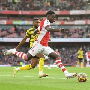 Arsenal Bukayo Saka Print 2021-22 Arsenal Bukayo Saka Print 2021-22