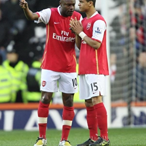 Arsenal Captains: Gallas Consoles Denilson Before Derby Showdown