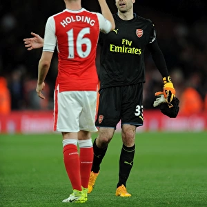 Arsenal: Cech and Holding Celebrate Victory Over Sunderland