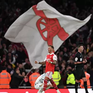Arsenal Celebrate Derby Win Over Liverpool in 2022-23 Premier League