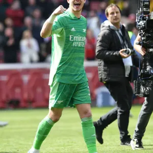 Arsenal Celebrate Derby Win Against Manchester United in the Premier League Arsenal Celebrate Derby Win Against Manchester United in the Premier League