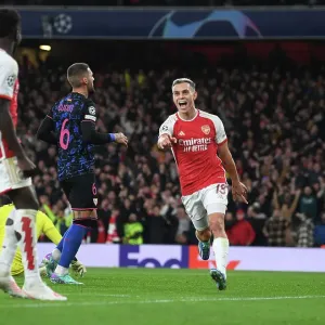 Arsenal Celebrate First Goal Against Sevilla in 2023-24 Champions League Arsenal Celebrate First Goal Against Sevilla in 2023-24 Champions League