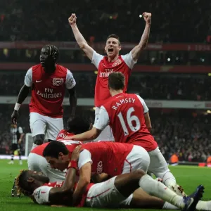 Arsenal Celebrate Second Goal vs. Newcastle United (2012) Arsenal Celebrate Second Goal vs. Newcastle United (2012)