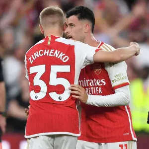 Arsenal Celebrate Thrilling Victory Over Manchester City in the 2023-24 Premier League Arsenal Celebrate Thrilling Victory Over Manchester City in the 2023-24 Premier League
