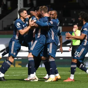Arsenal Celebrates Gabriel's Brace: Fulham vs Arsenal, Premier League 2020-21