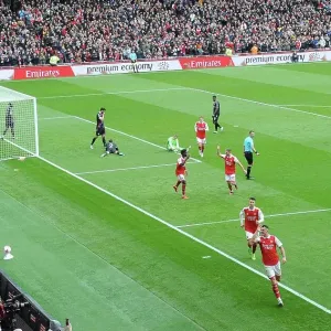 Arsenal Celebrates Granit Xhaka's Hat-Trick Against Crystal Palace (2022-23)
