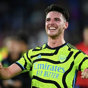 Arsenal Celebrates Premier League Win Over Crystal Palace: Declan Rice's Leading Role (2023-24) Arsenal Celebrates Premier League Win Over Crystal Palace: Declan Rice's Leading Role (2023-24)