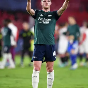 Arsenal Celebrates Victory Over Sevilla in Champions League Group Stage Arsenal Celebrates Victory Over Sevilla in Champions League Group Stage