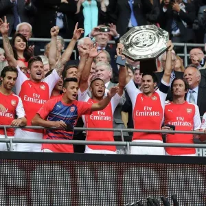 Prints of Season 2014-15 Prints: Arsenal v Manchester City - FA Community Shield 2014/15
