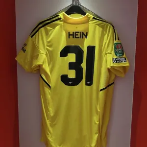 Arsenal Changing Room: Karl Hein's Shirt Ready for Arsenal vs Brighton & Hove Albion (Carabao Cup 2022-23)