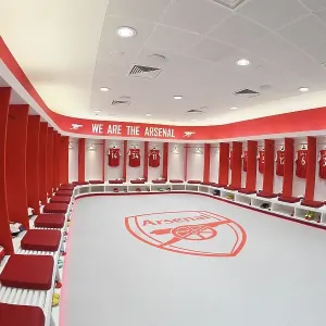 Arsenal Changing Room Before Arsenal FC vs Newcastle United, Premier League 2022-23
