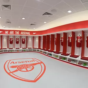 Arsenal Changing Room Before Arsenal v Sevilla - Emirates Cup 2022