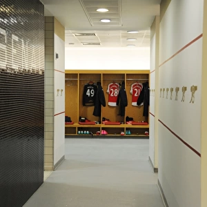 Arsenal Changing Room - Arsenal vs. Everton, Premier League 2015/16