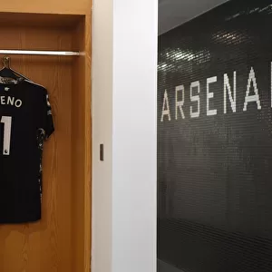 Arsenal Changing Room: Bernd Leno's Shirt Before Arsenal vs West Ham United (2020-21)