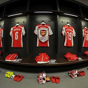 Arsenal Changing Room: Preparing for the FA Community Shield Clash against Manchester City (2014)