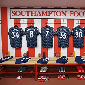 Arsenal Changing Room Before Southampton Clash - Premier League 2021-22