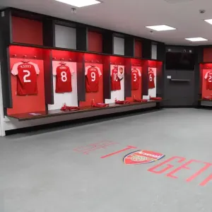 Arsenal changingroom. Arsenal Women 1: 3 Chelsea Ladies Arsenal changingroom. Arsenal Women 1: 3 Chelsea Ladies