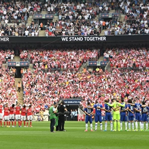 Arsenal and Chelsea in the FA Cup Final: A Moment of Silence at Wembley Stadium