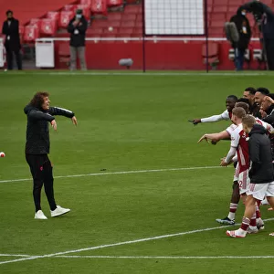 Arsenal Clinch Premier League Victory: David Luiz and Team Celebrate Historic Win Over Brighton & Hove Albion