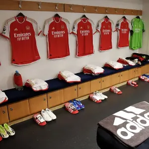 Arsenal Dressing Room: Chelsea vs. Arsenal, Premier League 2023-24