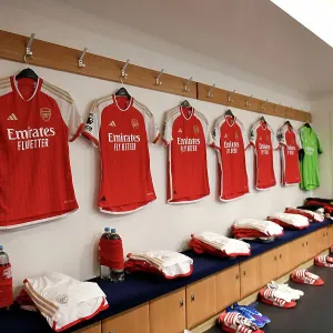 Arsenal Dressing Room: Chelsea vs Arsenal, Premier League 2023-24