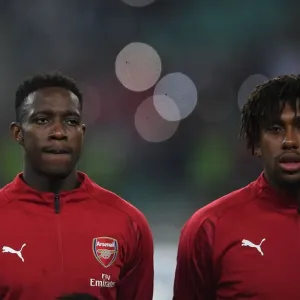 Arsenal Duo Alex Iwobi and Danny Welbeck Before UEFA Europa League Match vs Qarabag, Baku 2018 Arsenal Duo Alex Iwobi and Danny Welbeck Before UEFA Europa League Match vs Qarabag, Baku 2018