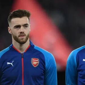 Arsenal Duo Calum Chambers and Alex Iwobi Before Europa League Clash vs Ostersunds FK