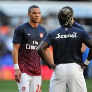 Arsenal Duo: Kieran Gibbs and Bacary Sagna Share a Moment Before Tottenham Clash Arsenal Duo: Kieran Gibbs and Bacary Sagna Share a Moment Before Tottenham Clash