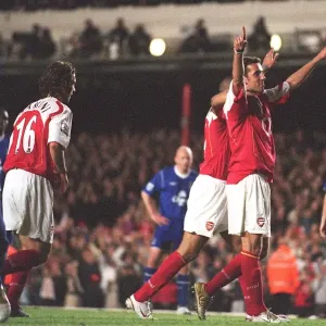 Arsenal 7:0 Everton Print, Barclays Premiership Match at Highbury Stadium