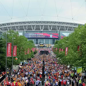 Arsenal FA Cup Final: Fans Gather at Wembley Stadium