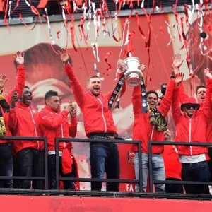 Arsenal FA Cup Triumph: 2014-15 Victory Parade Arsenal FA Cup Triumph: 2014-15 Victory Parade