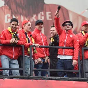 Arsenal FA Cup Triumph: 2014-15 Victory Parade Arsenal FA Cup Triumph: 2014-15 Victory Parade