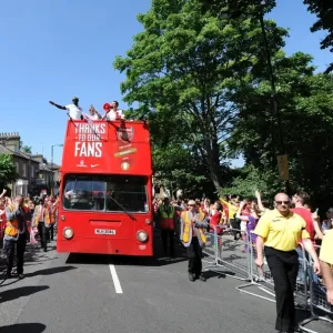 Arsenal FA Cup Trophy Parade. Islington, 18 / 5 / 14. Credit : Arsenal Football Club / David Price Arsenal FA Cup Trophy Parade. Islington, 18 / 5 / 14. Credit : Arsenal Football Club / David Price