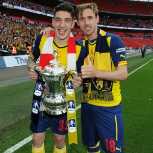 Arsenal FA Cup Victory: Celebrating Against Aston Villa, 2015 Arsenal FA Cup Victory: Celebrating Against Aston Villa, 2015
