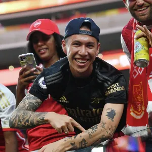Arsenal Fan with Thierry Henry Tattoo Print