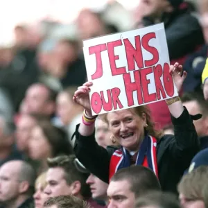 Arsenal Fan Print with Jens Lehmann Sign Arsenal Fan Print with Jens Lehmann Sign