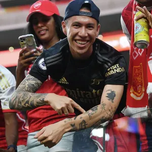 Arsenal Fan with Thierry Henry Tattoo Print