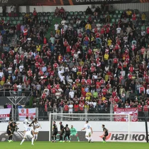 Arsenal Fans in Action at FC Zurich vs Arsenal, UEFA Europa League 2022-23