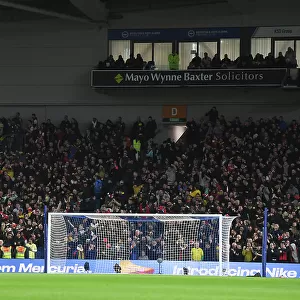 Arsenal Fans Amidst the Action: Brighton & Hove Albion vs Arsenal FC, Premier League 2022-23