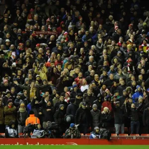 Arsenal Fans at Anfield: Intense Rivalry in the Premier League (Liverpool vs Arsenal, 2015-16) Arsenal Fans at Anfield: Intense Rivalry in the Premier League (Liverpool vs Arsenal, 2015-16)