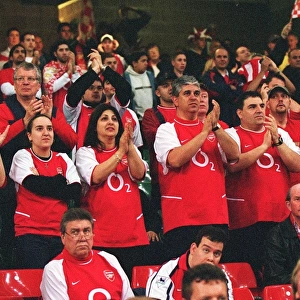 Arsenal fans. Arsenal 1: 0 Southampton. The F